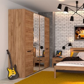 АФИНА А11а Шкаф для одежды (крафт) в Нижнекамске - nizhnekamsk.ok-mebel.com | фото 2