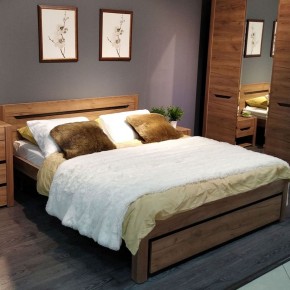 АФИНА А3 Кровать 1600 (крафт) в Нижнекамске - nizhnekamsk.ok-mebel.com | фото 4