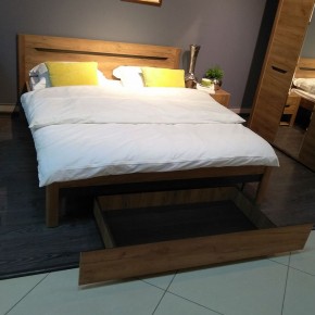 АФИНА А3 Кровать 1600 (крафт) в Нижнекамске - nizhnekamsk.ok-mebel.com | фото 5
