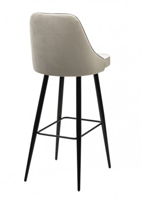 Барный стул NEPAL-BAR ЛАТТЕ #25, велюр/ черный каркас (H=78cm) М-City в Нижнекамске - nizhnekamsk.ok-mebel.com | фото 2