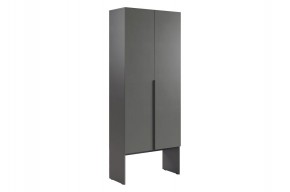 БАСКО Шкаф двухдверный L800 (графит) в Нижнекамске - nizhnekamsk.ok-mebel.com | фото