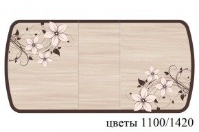 БОСТОН - 3 Стол раздвижной 1100/1420 опоры Триумф в Нижнекамске - nizhnekamsk.ok-mebel.com | фото 68