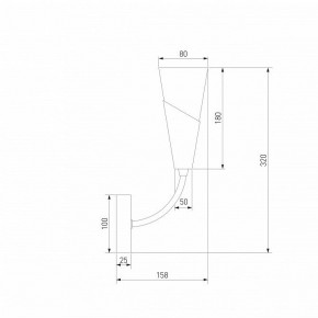 Бра Eurosvet Rhyton 60167/1 никель в Нижнекамске - nizhnekamsk.ok-mebel.com | фото 6