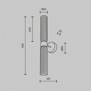 Бра Maytoni Antic MOD302WL-02CG1 в Нижнекамске - nizhnekamsk.ok-mebel.com | фото 3