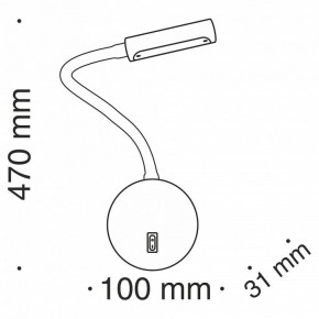 Бра Maytoni Stem C035WL-L3CH3K в Нижнекамске - nizhnekamsk.ok-mebel.com | фото 6