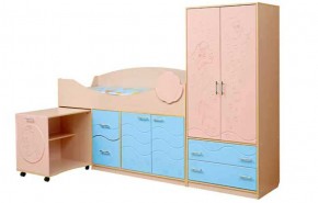 Набор мебели для детской Юниор -12.2 (700*1860) МДФ матовый в Нижнекамске - nizhnekamsk.ok-mebel.com | фото