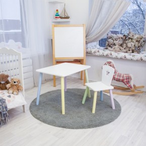 Детский комплект стол и стул «Звезда» Rolti Baby (белый/цветной, массив березы/мдф) в Нижнекамске - nizhnekamsk.ok-mebel.com | фото 2
