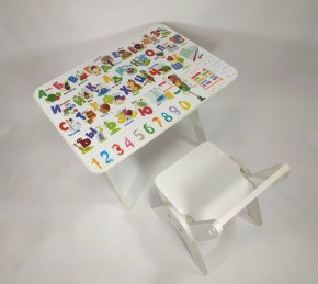 Детский растущий стол-парта и стул Я САМ "Умка" (Алфавит) в Нижнекамске - nizhnekamsk.ok-mebel.com | фото 4