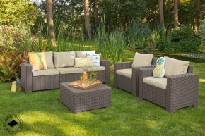 Диван Калифорния 3-х местный (California 2 Sofa), капучино в Нижнекамске - nizhnekamsk.ok-mebel.com | фото 3