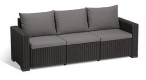 Диван Калифорния 3-х местный (California 3 Sofa), графит в Нижнекамске - nizhnekamsk.ok-mebel.com | фото 2