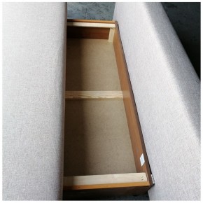 Диван-кровать Комфорт без подлокотников BALTIC AZURE (2 подушки) в Нижнекамске - nizhnekamsk.ok-mebel.com | фото 6