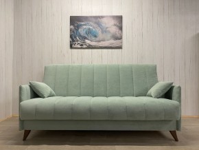 Диван Престиж-3 (НПБ) велюр Sensey mist green в Нижнекамске - nizhnekamsk.ok-mebel.com | фото