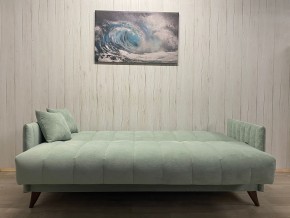 Диван Престиж-3 (НПБ) велюр Sensey mist green в Нижнекамске - nizhnekamsk.ok-mebel.com | фото 3