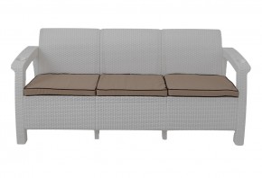 Диван Yalta Premium Sofa 3 Set (Ялта) белый (+подушки под спину) в Нижнекамске - nizhnekamsk.ok-mebel.com | фото 2