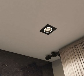 DK2061-BK Встраиваемый светильник IP 20, до 15 Вт, GU10, LED, черный, алюминий в Нижнекамске - nizhnekamsk.ok-mebel.com | фото 4
