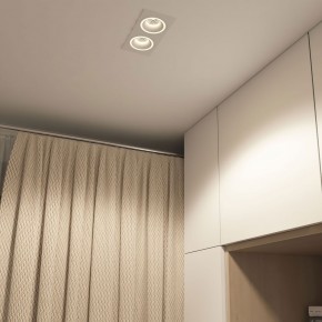 DK2062-WH Встраиваемый светильник, IP 20, до 15 Вт, GU10, LED, белый, алюминий в Нижнекамске - nizhnekamsk.ok-mebel.com | фото 4