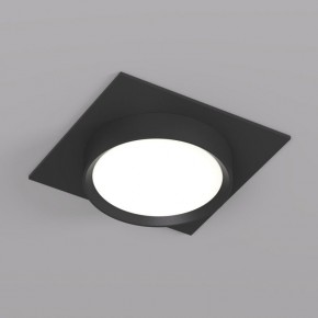 DK2091-BK Встраиваемый светильник FLAT, IP 20, до 15 Вт, GX53, LED, черный, алюминий в Нижнекамске - nizhnekamsk.ok-mebel.com | фото