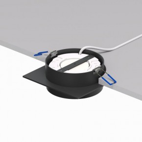 DK2091-BK Встраиваемый светильник FLAT, IP 20, до 15 Вт, GX53, LED, черный, алюминий в Нижнекамске - nizhnekamsk.ok-mebel.com | фото 4