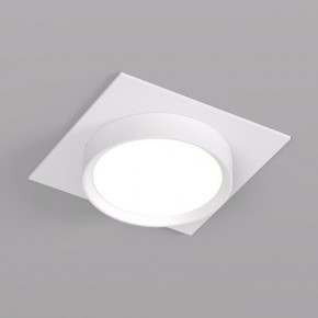 DK2091-WH Встраиваемый светильник FLAT, IP 20, до 15 Вт, GX53, LED, белый, алюминий в Нижнекамске - nizhnekamsk.ok-mebel.com | фото