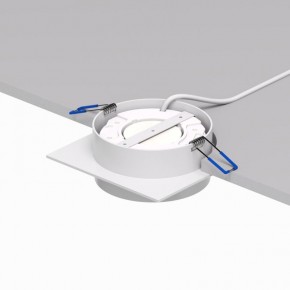 DK2091-WH Встраиваемый светильник FLAT, IP 20, до 15 Вт, GX53, LED, белый, алюминий в Нижнекамске - nizhnekamsk.ok-mebel.com | фото 4