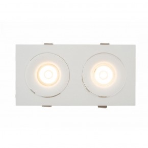 DK2122-WH Встраиваемый светильник, IP 20, 50 Вт, GU10, белый, алюминий в Нижнекамске - nizhnekamsk.ok-mebel.com | фото