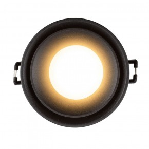 DK2403-BK Встраиваемый светильник влагозащ., IP 44, 10 Вт, GU10, черный, алюминий в Нижнекамске - nizhnekamsk.ok-mebel.com | фото 3