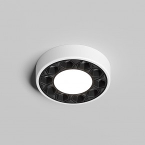 DK2440-WB Встраиваемый светильник DUAL 5+5 Вт, LED 4000K, IP 20, d90mm, белый/черный, алюминий/акрил в Нижнекамске - nizhnekamsk.ok-mebel.com | фото 2