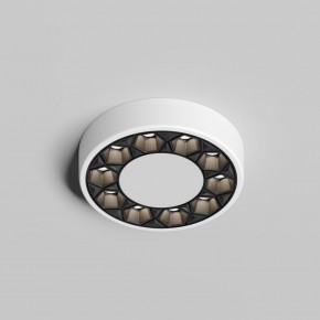 DK2440-WB Встраиваемый светильник DUAL 5+5 Вт, LED 4000K, IP 20, d90mm, белый/черный, алюминий/акрил в Нижнекамске - nizhnekamsk.ok-mebel.com | фото 3