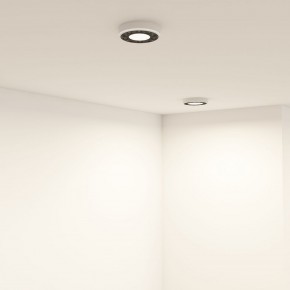 DK2440-WB Встраиваемый светильник DUAL 5+5 Вт, LED 4000K, IP 20, d90mm, белый/черный, алюминий/акрил в Нижнекамске - nizhnekamsk.ok-mebel.com | фото 6