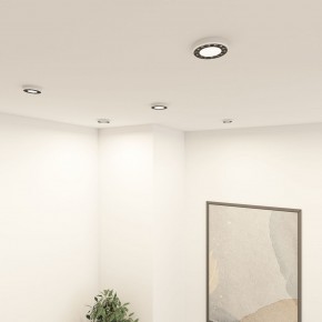 DK2441-WB Встраиваемый светильник DUAL 9+9 Вт, LED 4000K, IP 20, d120mm, белый/черный, алюминий/акрил в Нижнекамске - nizhnekamsk.ok-mebel.com | фото 6