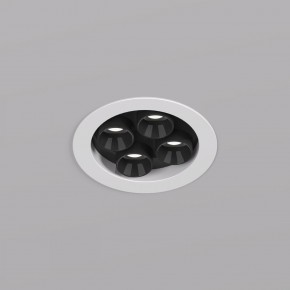 DK2510-WB Встраиваемый светильник SPACE со светодиодом d65 220V 8W 38° 4000К IP20 белый/черный алюминий в Нижнекамске - nizhnekamsk.ok-mebel.com | фото
