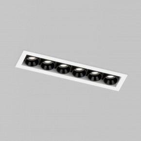 DK2514-WB Встраиваемый светильник SPACE со светодиодом L126mm 220V 10W 38° 4000К IP20 белый/черный алюминий в Нижнекамске - nizhnekamsk.ok-mebel.com | фото