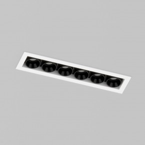 DK2514-WB Встраиваемый светильник SPACE со светодиодом L126mm 220V 10W 38° 4000К IP20 белый/черный алюминий в Нижнекамске - nizhnekamsk.ok-mebel.com | фото 2