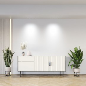 DK2515-WB Встраиваемый светильник SPACE со светодиодом L240mm 220V 20W 38° 4000К IP20 белый/черный алюминий в Нижнекамске - nizhnekamsk.ok-mebel.com | фото 7