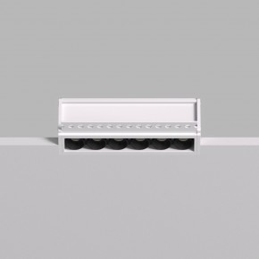 DK2531-WB Встраиваемый светильник SPACE со светодиодом под шпатлевку L126mm 220V 10W 38° 4000К IP20 белый/черный алюминий в Нижнекамске - nizhnekamsk.ok-mebel.com | фото 4