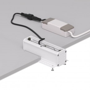 DK2531-WB Встраиваемый светильник SPACE со светодиодом под шпатлевку L126mm 220V 10W 38° 4000К IP20 белый/черный алюминий в Нижнекамске - nizhnekamsk.ok-mebel.com | фото 5