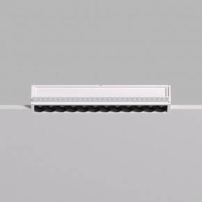 DK2532-WB Встраиваемый светильник SPACE со светодиодом под шпатлевку L240mm 220V 20W 38° 4000К IP20 белый/черный алюминий в Нижнекамске - nizhnekamsk.ok-mebel.com | фото 4