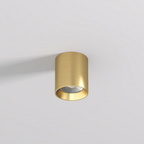 DK2610-SB Накладной светильник SHINE TUBE со светодиодом, D70*H80, IP20, 3000К, 10W, RA?90, сатинированная латунь, алюминий в Нижнекамске - nizhnekamsk.ok-mebel.com | фото 2