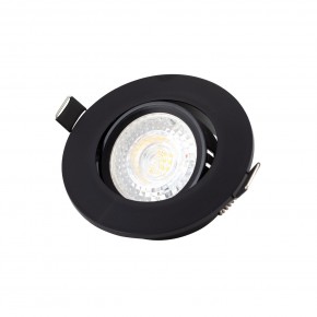 DK3020-BK Встраиваемый светильник, IP 20, 10 Вт, GU5.3, LED, черный, пластик в Нижнекамске - nizhnekamsk.ok-mebel.com | фото 2