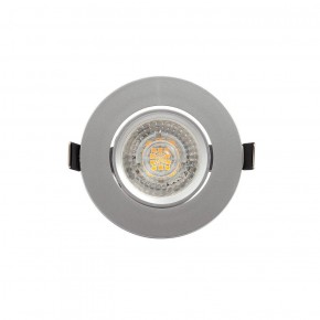 DK3020-CM Встраиваемый светильник, IP 20, 10 Вт, GU5.3, LED, серый, пластик в Нижнекамске - nizhnekamsk.ok-mebel.com | фото