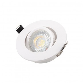 DK3020-WH Встраиваемый светильник, IP 20, 10 Вт, GU5.3, LED, белый, пластик в Нижнекамске - nizhnekamsk.ok-mebel.com | фото 3