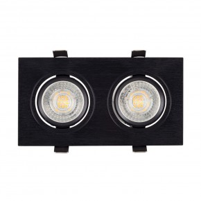 DK3022-BK Встраиваемый светильник, IP 20, 10 Вт, GU5.3, LED, черный, пластик в Нижнекамске - nizhnekamsk.ok-mebel.com | фото 2