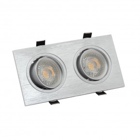 DK3022-CM Встраиваемый светильник, IP 20, 10 Вт, GU5.3, LED, серый, пластик в Нижнекамске - nizhnekamsk.ok-mebel.com | фото 2
