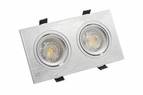 DK3022-CM Встраиваемый светильник, IP 20, 10 Вт, GU5.3, LED, серый, пластик в Нижнекамске - nizhnekamsk.ok-mebel.com | фото 3