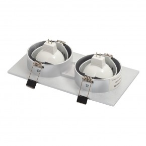DK3022-CM Встраиваемый светильник, IP 20, 10 Вт, GU5.3, LED, серый, пластик в Нижнекамске - nizhnekamsk.ok-mebel.com | фото 4
