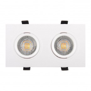 DK3022-WH Встраиваемый светильник, IP 20, 10 Вт, GU5.3, LED, белый, пластик в Нижнекамске - nizhnekamsk.ok-mebel.com | фото 2