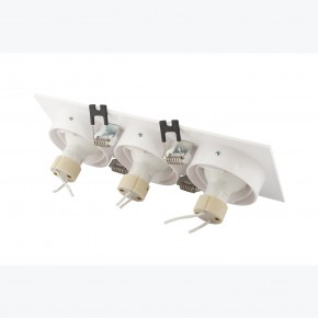 DK3023-WH Встраиваемый светильник, IP 20, 10 Вт, GU5.3, LED, белый, пластик в Нижнекамске - nizhnekamsk.ok-mebel.com | фото 4