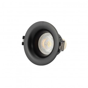 DK3024-BK Встраиваемый светильник, IP 20, 10 Вт, GU5.3, LED, черный, пластик в Нижнекамске - nizhnekamsk.ok-mebel.com | фото