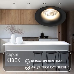 DK3024-BK Встраиваемый светильник, IP 20, 10 Вт, GU5.3, LED, черный, пластик в Нижнекамске - nizhnekamsk.ok-mebel.com | фото 4