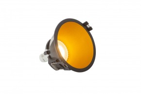 DK3026-BG Встраиваемый светильник, IP 20, 10 Вт, GU5.3, LED, черный/золотой, пластик в Нижнекамске - nizhnekamsk.ok-mebel.com | фото 3